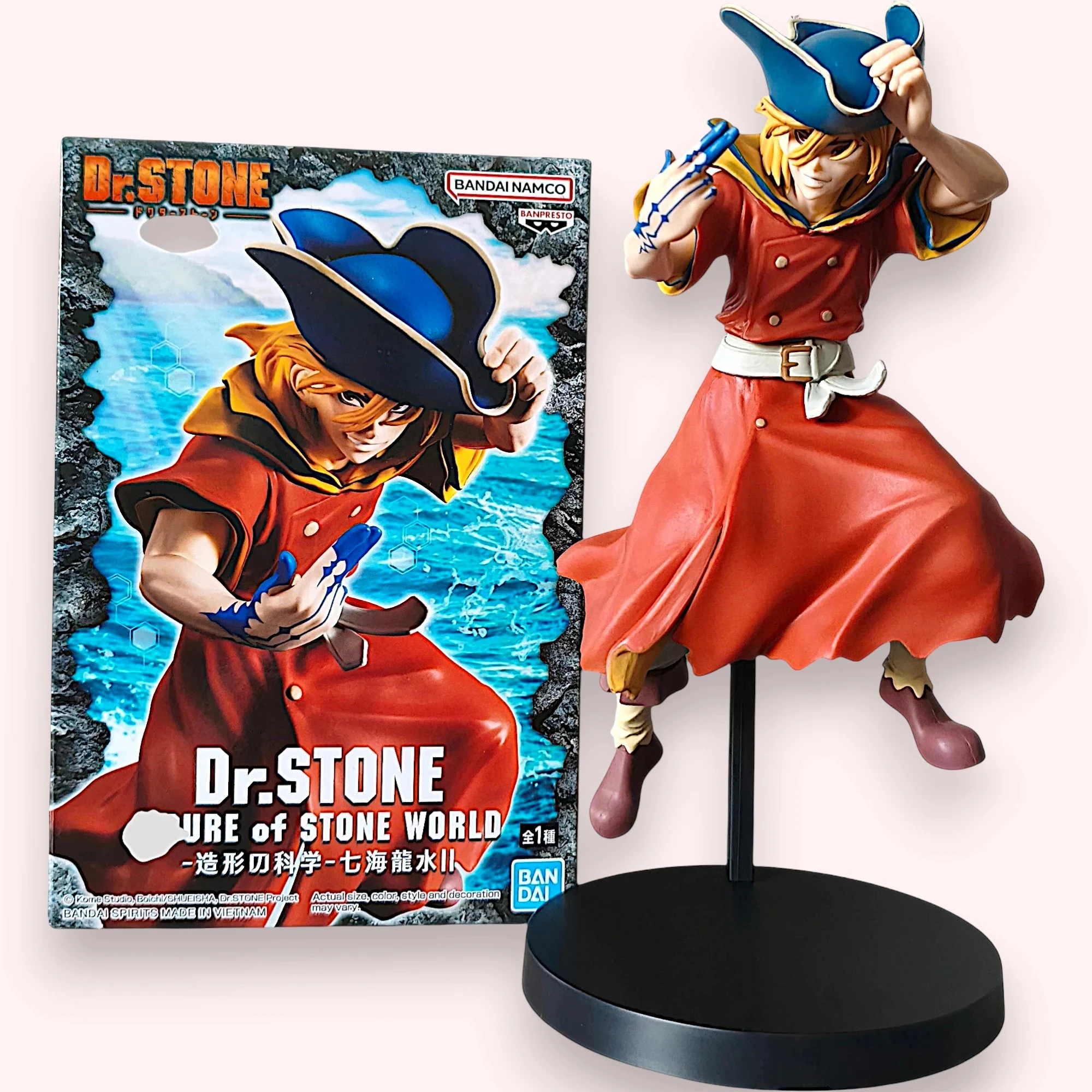 Figura Ryusui Nanami II – Dr. Stone – Figura del Mundo de Piedra II – Banpresto – photo 10
